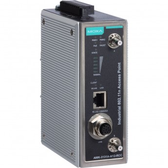 Беспроводной сетевой адаптер MOXA AWK-3131A-M12-RCC-EU-CT Беспроводной сетевой адаптер MOXA AWK-3131A-M12-RCC-EU-CT