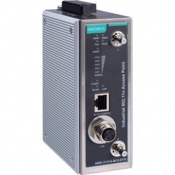 Беспроводной сетевой адаптер MOXA AWK-3131A-M12-RTG-EU-CT-T Беспроводной сетевой адаптер MOXA AWK-3131A-M12-RTG-EU-CT-T