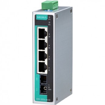 Коммутатор MOXA EDS-205A-M-ST-T Коммутатор MOXA EDS-205A-M-ST-T