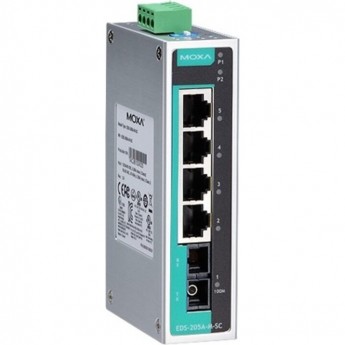 Коммутатор MOXA EDS-205A-S-SC Коммутатор MOXA EDS-205A-S-SC