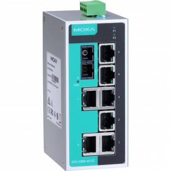 Коммутатор MOXA EDS-208A-M-SC Коммутатор MOXA EDS-208A-M-SC