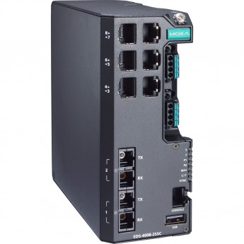 Коммутатор MOXA EDS-4008-2SSC-LV-T