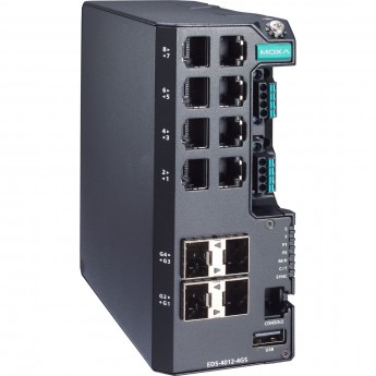 Коммутатор MOXA EDS-4012-4GS-LV Коммутатор MOXA EDS-4012-4GS-LV