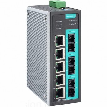 Коммутатор MOXA EDS-408A-1M2S-SC Коммутатор MOXA EDS-408A-1M2S-SC