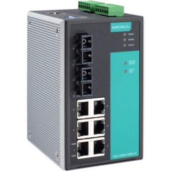 Коммутатор MOXA EDS-508A-SS-SC-80 Коммутатор MOXA EDS-508A-SS-SC-80
