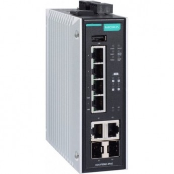 Коммутатор MOXA EDS-P506E-4PoE-2GTXSFP-T Коммутатор MOXA EDS-P506E-4PoE-2GTXSFP-T