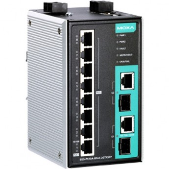 Коммутатор MOXA EDS-P510A-8PoE-2GTXSFP Коммутатор MOXA EDS-P510A-8PoE-2GTXSFP