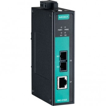 Медиаконвертер MOXA IMC-21GA-LX-SC-T Медиаконвертер MOXA IMC-21GA-LX-SC-T