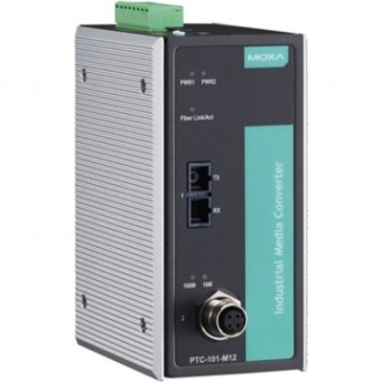 Медиаконвертер MOXA PTC-101-M12-S-SC-LV-CT-T Медиаконвертер MOXA PTC-101-M12-S-SC-LV-CT-T