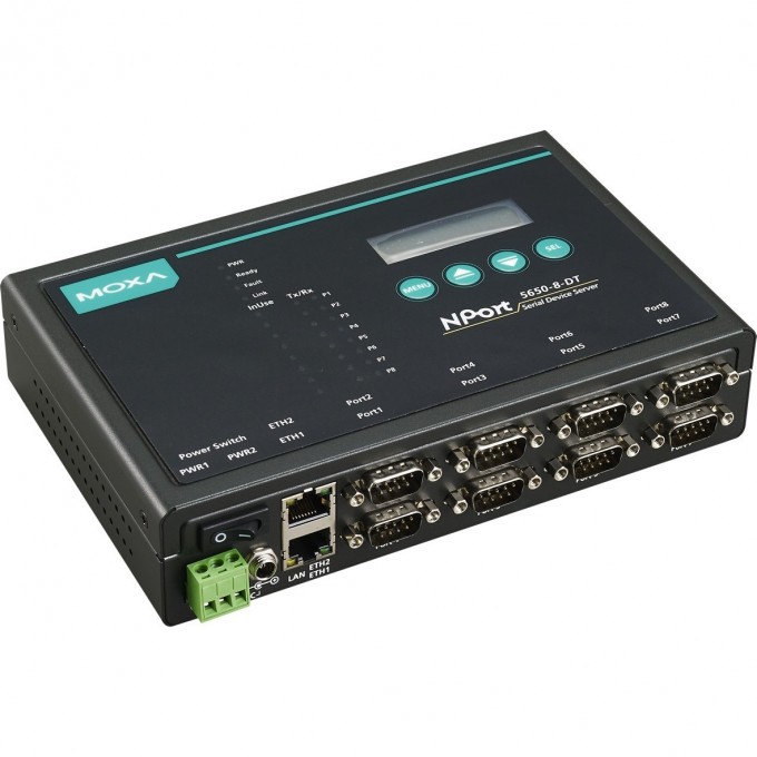 Преобразователь MOXA NPORT 5650I-8-DT 00-01181322